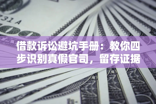 济南借款诉讼避坑手册：教你四步识别真假官司，留存证据不踩雷