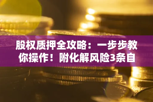 济南股权质押全攻略：一步步教你操作！附化解风险3条自救法则