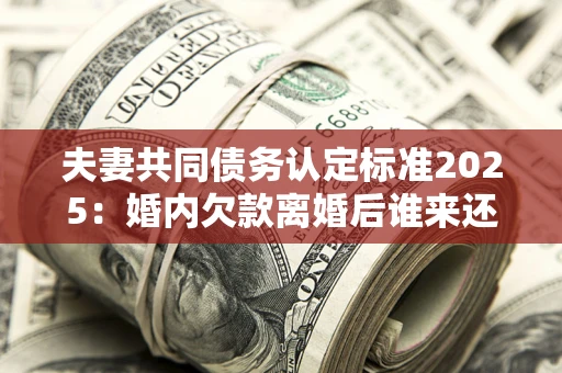 济南夫妻共同债务认定标准2025:婚内欠款离婚后谁来还? 济南夫妻共同债务认定标准2025:婚内欠款离婚后谁来还?