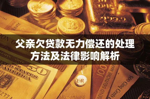 济南父亲欠贷款无力偿还的处理方法及法律影响解析